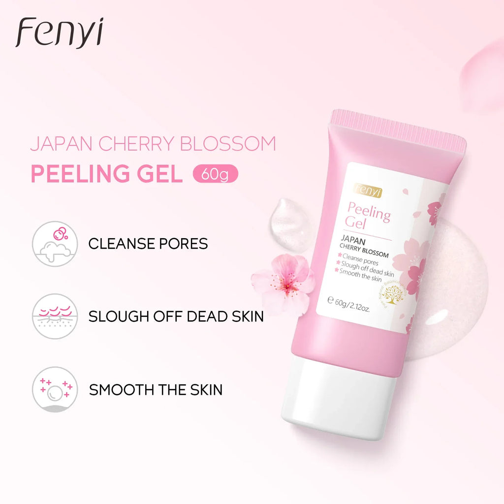 Sakura Face Deep Cleaning Exfoliating Gel Skin Care