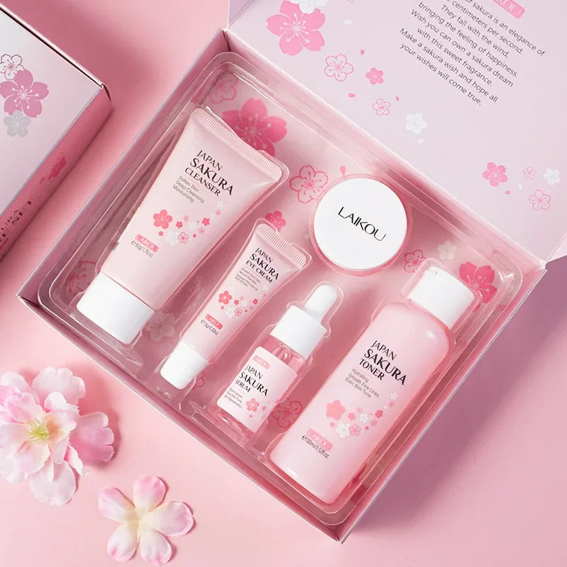 Sakura Kit Skin Care Sets Moisturizing and Reducing Fine Lines