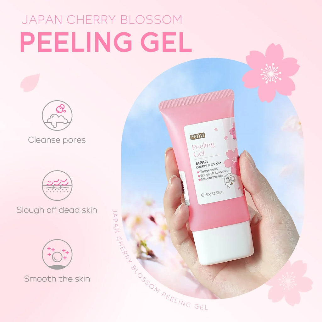 Sakura Face Deep Cleaning Exfoliating Gel Skin Care