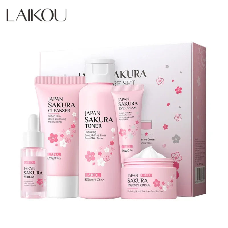 Sakura Kit Skin Care Sets Moisturizing and Reducing Fine Lines