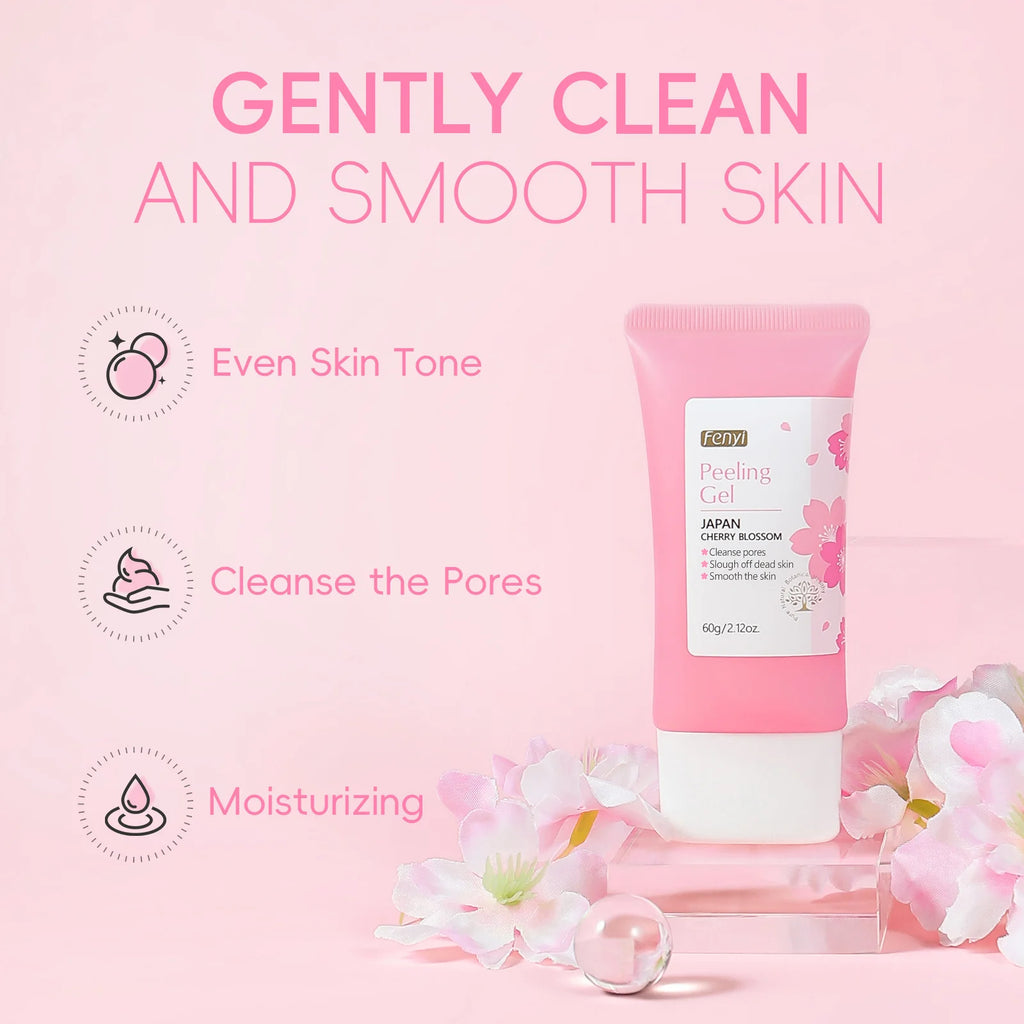 Sakura Face Deep Cleaning Exfoliating Gel Skin Care